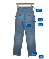 YANUK（ヤヌーク）デニムパンツ 青 サイズ:22(XS位) レディース/2200661521069