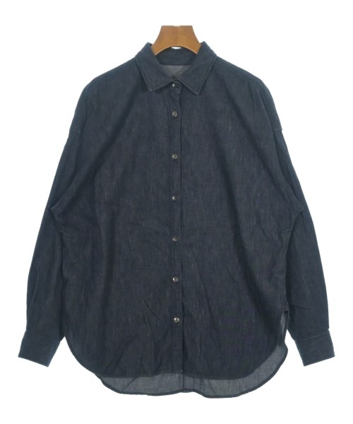 YANUK(ヤヌーク)カジュアルシャツ 紺 サイズ:S/2200662266020