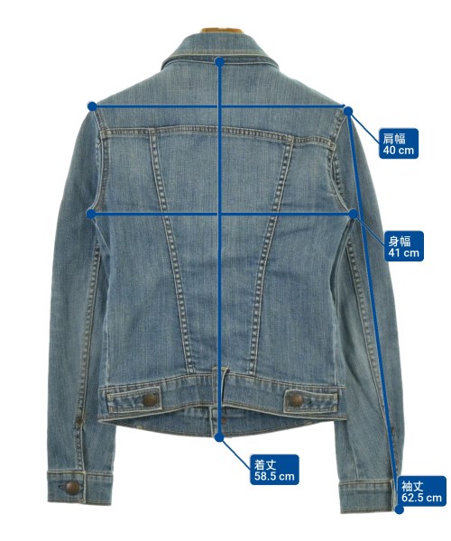 YANUK（ヤヌーク）デニムジャケット 青 サイズ:XS レディース/2200665996061