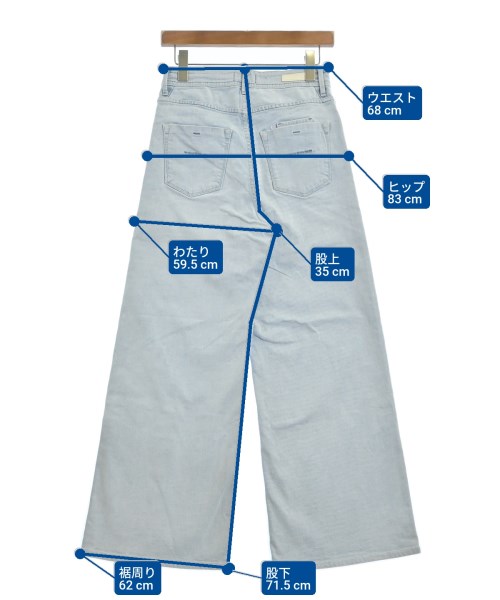 YANUK（ヤヌーク）デニムパンツ 青 サイズ:27(M位) レディース/2200664877026