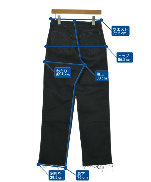 YANUK（ヤヌーク）デニムパンツ 黒 サイズ:S レディース/2200665031144