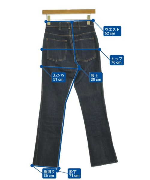 YANUK（ヤヌーク）デニムパンツ 紺 サイズ:23(XS位) レディース/2200668123044