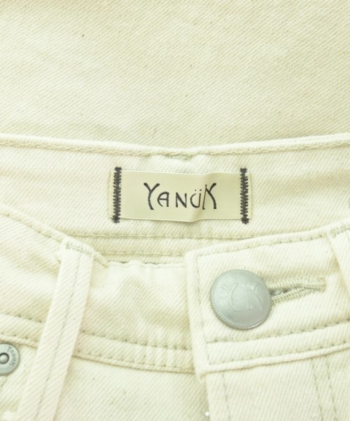 YANUK（ヤヌーク）デニムパンツ 白 サイズ:23(XS位) レディース/2200668123068
