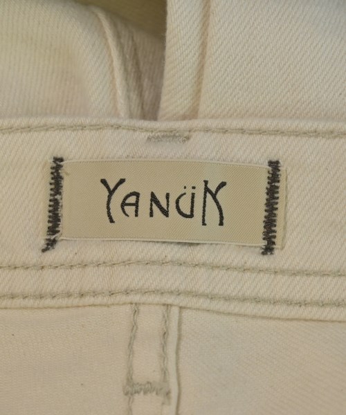 YANUK（ヤヌーク）デニムパンツ 白 サイズ:24(S位) レディース/2200714033020