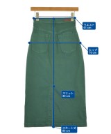 YANUK（ヤヌーク）ロング・マキシ丈スカート 緑 サイズ:XS レディース/2200718410049