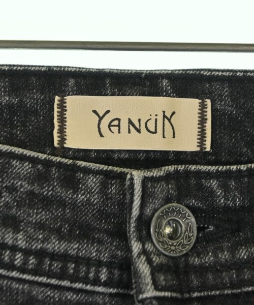 YANUK（ヤヌーク）デニムパンツ 黒 サイズ:24(S位) レディース/2200685407141
