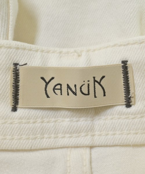 YANUK（ヤヌーク）デニムパンツ 白 サイズ:26(M位) レディース/2200686282112