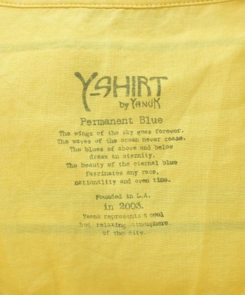YANUK（ヤヌーク）シャツワンピース 黄 サイズ:F レディース/2200690758030