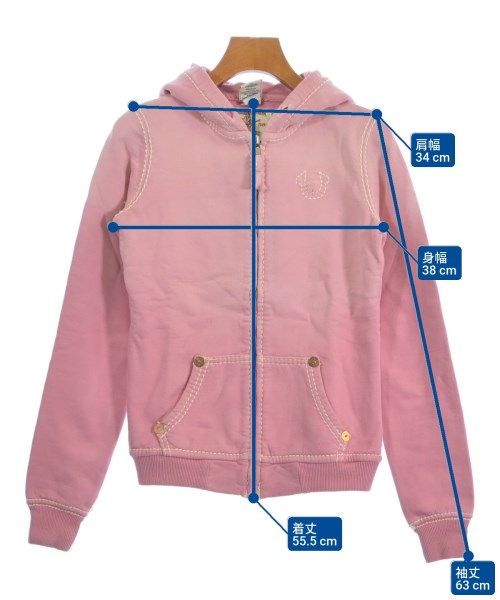 TRUE RELIGION（トゥルーレリジョン）パーカー ピンク サイズ:XS レディース/2200636521131