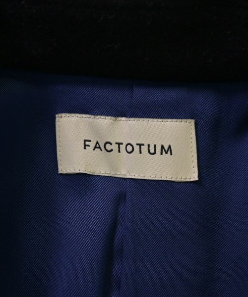 FACTOTUM（ファクトタム）チェスターコート 黒 サイズ:44(S位) メンズ