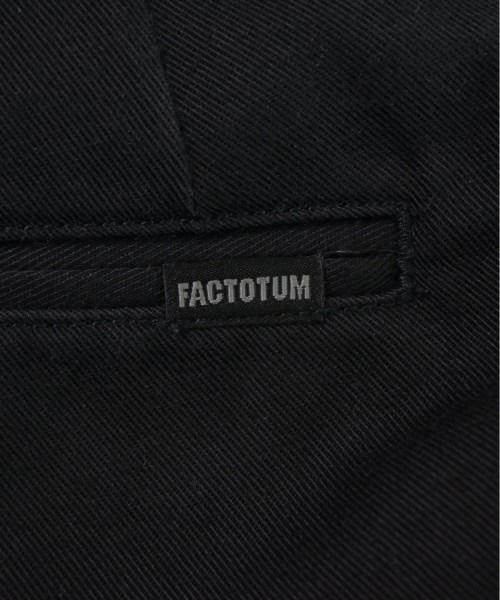 FACTOTUM（ファクトタム）チノパン 黒 サイズ:44(S位) メンズ/2200475384041