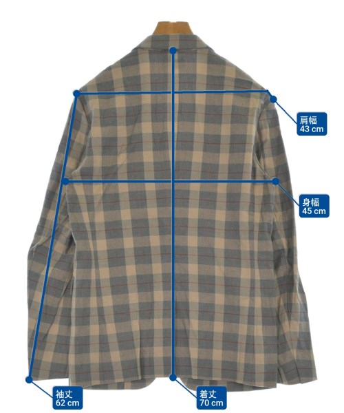 FACTOTUM（ファクトタム）テーラードジャケット ベージュ サイズ:46(M位) メンズ/2200629837119