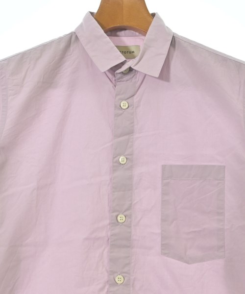 FACTOTUM（ファクトタム）カジュアルシャツ ピンク サイズ:44(S位) メンズ/2200537716049