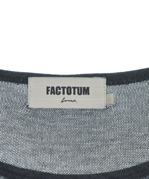 FACTOTUM（ファクトタム）Tシャツ・カットソー 紺 サイズ:44(S位) メンズ/2200537371064
