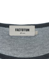FACTOTUM（ファクトタム）Tシャツ・カットソー 紺 サイズ:44(S位) メンズ/2200537371064