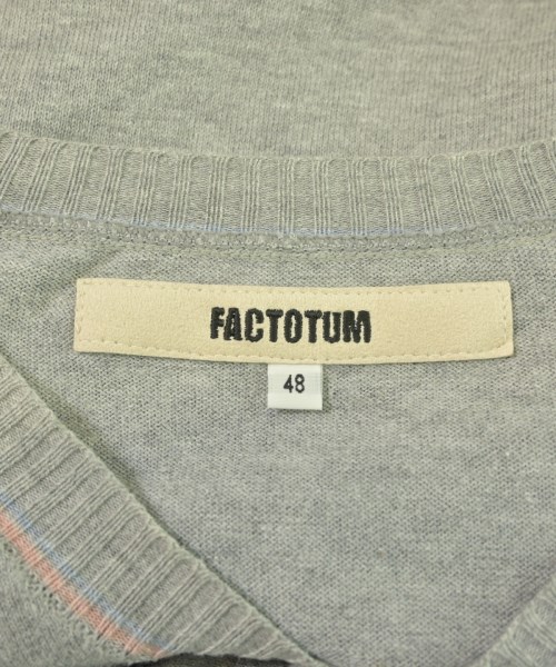 FACTOTUM（ファクトタム）ニット・セーター グレー サイズ:48(L位) メンズ/2200543349033
