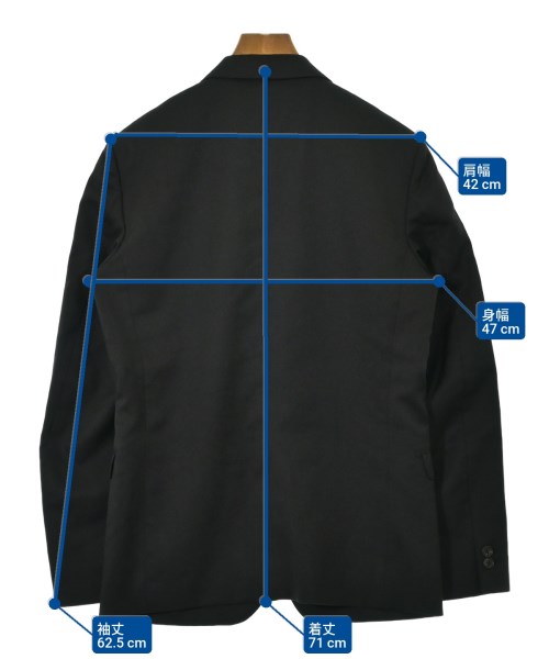 FACTOTUM（ファクトタム）テーラードジャケット 黒 サイズ:46(M位) メンズ/2200549051022