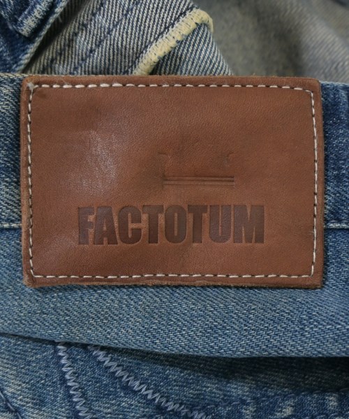 FACTOTUM（ファクトタム）デニムパンツ 紺 サイズ:28(S位) メンズ/2200680438010