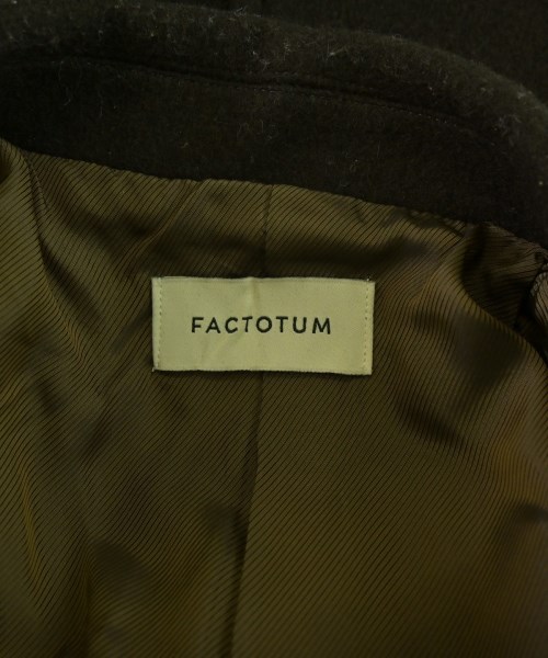 FACTOTUM（ファクトタム）チェスターコート 茶 サイズ:46(M位) メンズ/2200685641026