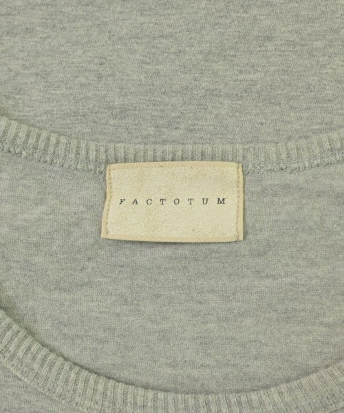 FACTOTUM（ファクトタム）Tシャツ・カットソー グレー サイズ:F メンズ/2200698762015