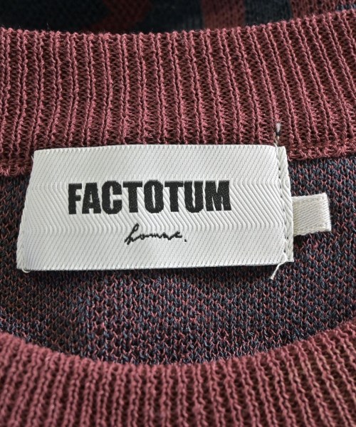 FACTOTUM（ファクトタム）ニット・セーター 紺 サイズ:46(M位) メンズ/2200698860520