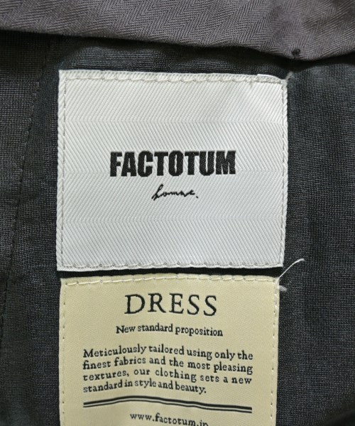 FACTOTUM（ファクトタム）スラックス 黒 サイズ:46(M位) メンズ/2200698860933