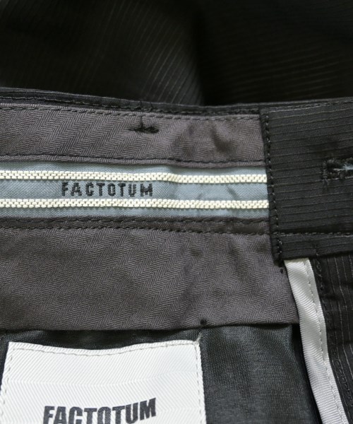 FACTOTUM（ファクトタム）スラックス 黒 サイズ:46(M位) メンズ/2200698860933