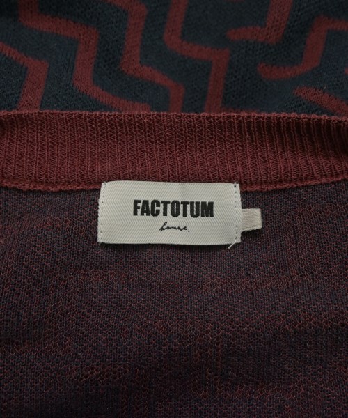 FACTOTUM（ファクトタム）カーディガン 紺 サイズ:46(M位) メンズ/2200650780088