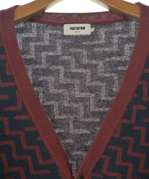 FACTOTUM（ファクトタム）カーディガン 紺 サイズ:46(M位) メンズ/2200650780088