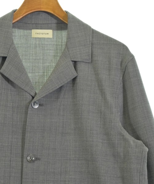 FACTOTUM（ファクトタム）カジュアルシャツ グレー サイズ:44(S位) メンズ/2200658555022