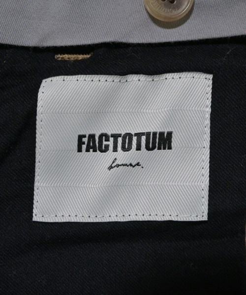 FACTOTUM（ファクトタム）スラックス ベージュ サイズ:46(M位) メンズ/2200657553067