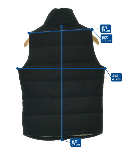 FACTOTUM（ファクトタム）ダウンジャケット/ダウンベスト 黒 サイズ:44(S位) メンズ/2200658920028