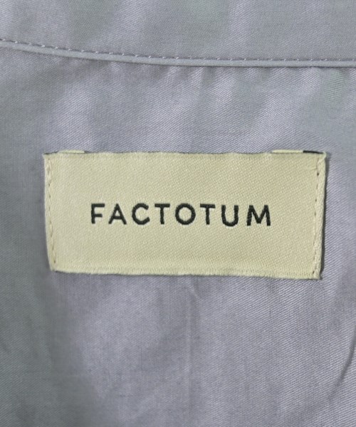 FACTOTUM（ファクトタム）カジュアルシャツ グレー サイズ:44(S位) メンズ/2200703129444