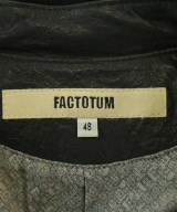 FACTOTUM（ファクトタム）ライダース 黒 サイズ:48(L位) メンズ/2200713483024