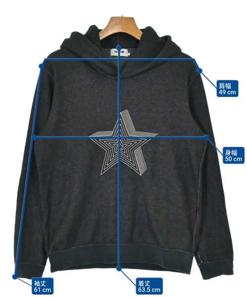 FACTOTUM（ファクトタム）パーカー 黒 サイズ:46(M位) メンズ/2200633423100