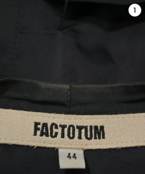 FACTOTUM（ファクトタム）ドレスシャツ 黒 サイズ:44(S位) メンズ/2200633423117