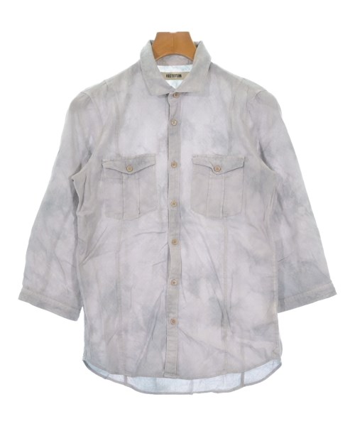 FACTOTUM(ファクトタム)カジュアルシャツ グレー サイズ:46(M位)/2200633423148