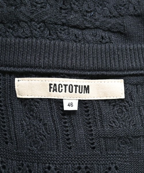 FACTOTUM（ファクトタム）カーディガン 紺 サイズ:48(L位) メンズ/2200633423216