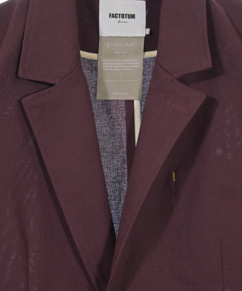 FACTOTUM（ファクトタム）ジャケット 赤 サイズ:46(M位) メンズ/2200633423230