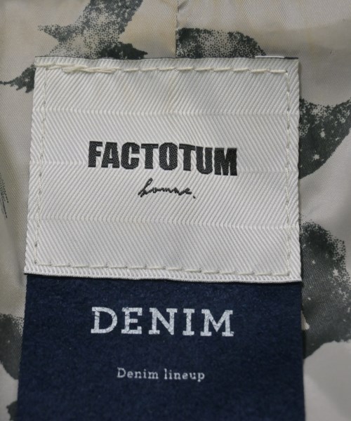 FACTOTUM（ファクトタム）ライダース 紺 サイズ:46(M位) メンズ/2200633423278