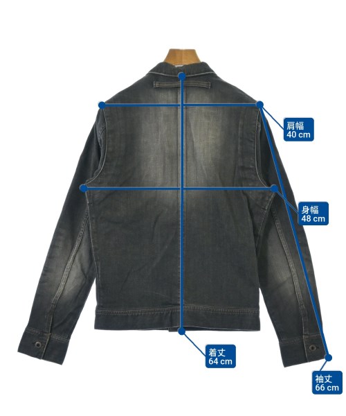 FACTOTUM（ファクトタム）デニムジャケット 黒 サイズ:46(M位) メンズ/2200638699111