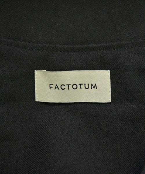 FACTOTUM（ファクトタム）カジュアルシャツ 黒 サイズ:46(M位) メンズ/2200638699227
