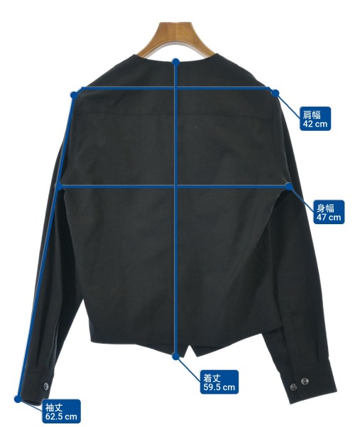 FACTOTUM（ファクトタム）カジュアルシャツ 黒 サイズ:46(M位) メンズ/2200638699227