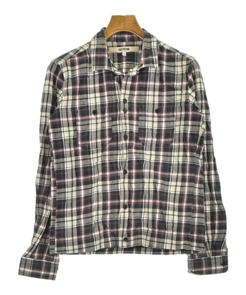 FACTOTUM(ファクトタム)カジュアルシャツ 黒 サイズ:46(M位)/2200638699289