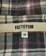 FACTOTUM（ファクトタム）カジュアルシャツ 黒 サイズ:46(M位) メンズ/2200638699289