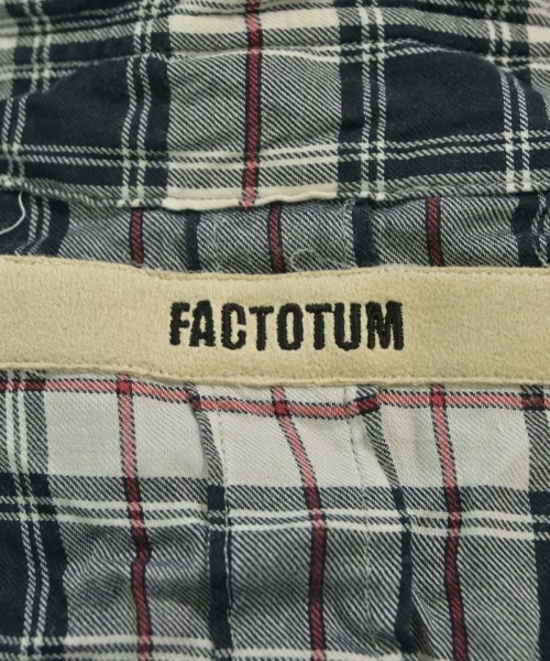 FACTOTUM（ファクトタム）カジュアルシャツ 紺 サイズ:46(M位) メンズ/2200638699296