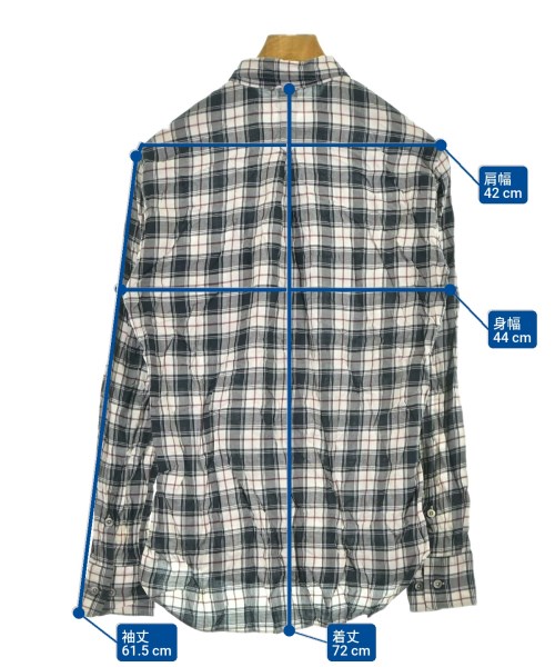 FACTOTUM（ファクトタム）カジュアルシャツ 紺 サイズ:46(M位) メンズ/2200638699296