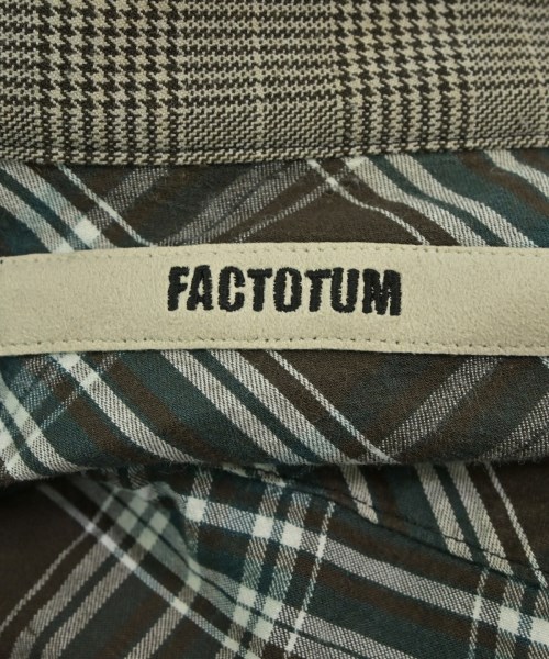 FACTOTUM（ファクトタム）カジュアルシャツ 黒 サイズ:46(M位) メンズ/2200638699326