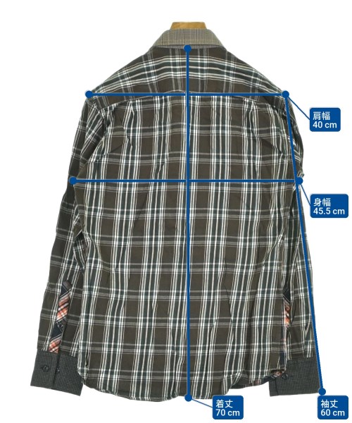 FACTOTUM（ファクトタム）カジュアルシャツ 黒 サイズ:46(M位) メンズ/2200638699326