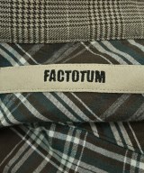 FACTOTUM（ファクトタム）カジュアルシャツ 黒 サイズ:46(M位) メンズ/2200638699326